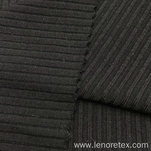 95% Rayon Stretch Knit 3*2 Viscose Ribbed Fabric